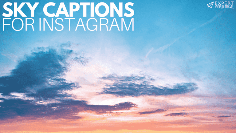 Sky Quotes For Instagram: Best Sky Captions For Instagram (Captions For Instagram Sky Photos)