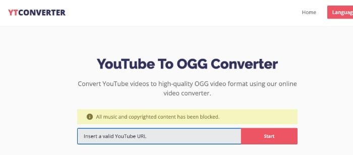 YouTube to OGG