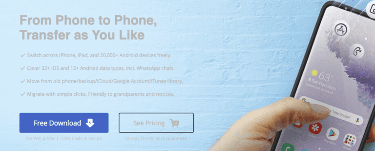 Phonetrans Review 2023 (Free Phone Transfer Software)