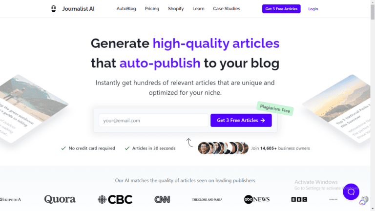 Journalist AI: AI Article Generator for Auto-Publishing Posts on Your Blog