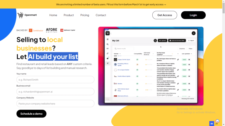 Openmart: Superb AI List Builder for Boosting Business Productivity