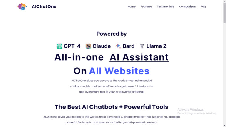 AIChatOne – Powerful All-in-One AI Copilot Powered by ChatGPT-4