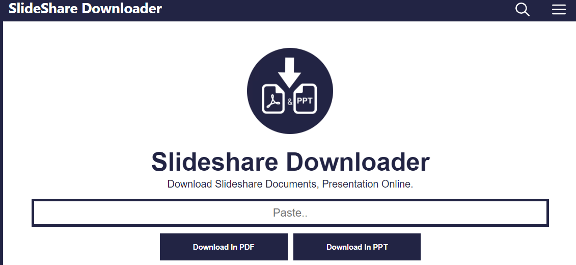 Slideshare Downloader