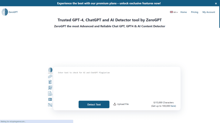 ZeroGPT: Reliable AI Content and ChatGPT Detector for ALL Users