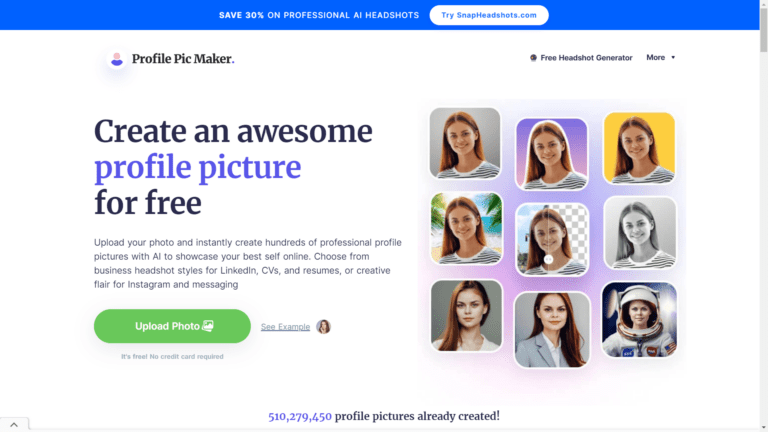 PFPMaker: Free AI Image Generator for Create Awesome Profile Pictures